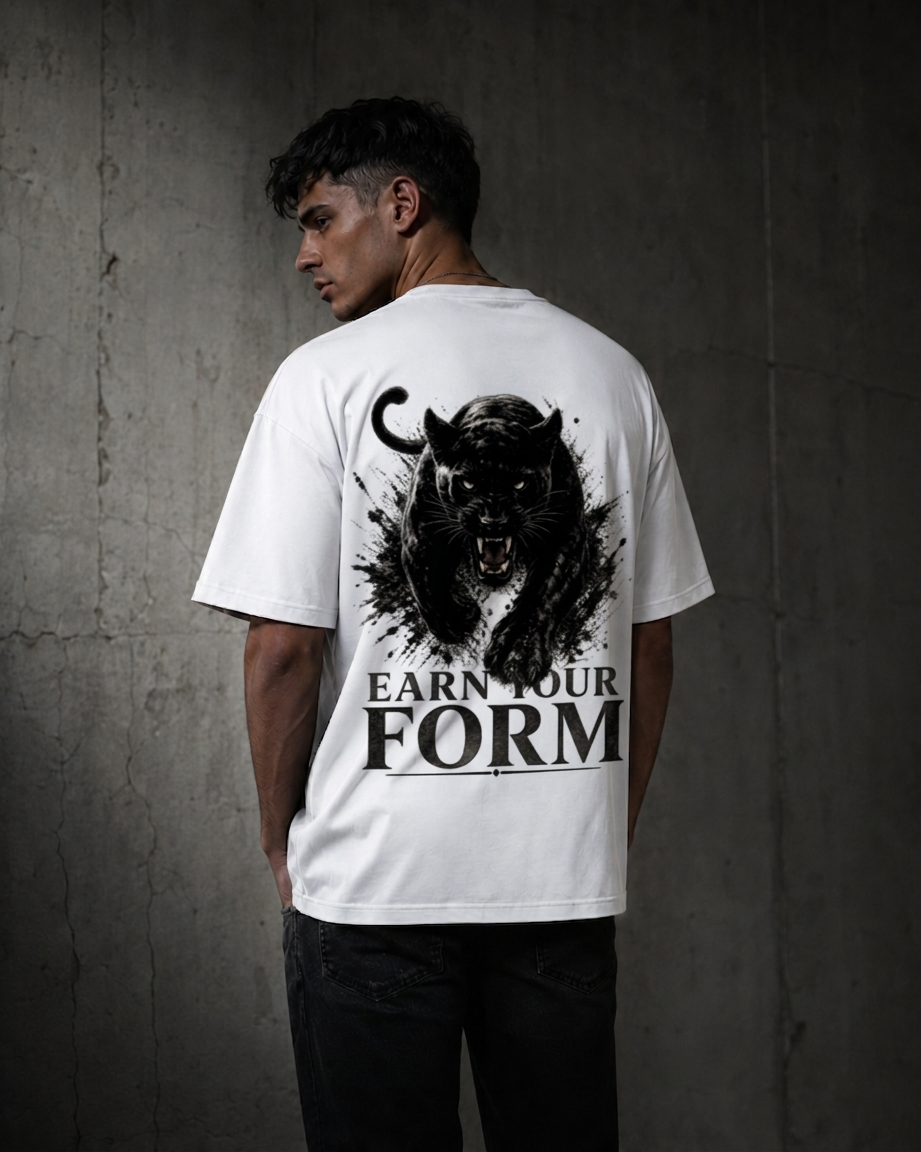 KAIZENX — Earn Your Form Oversized Tee