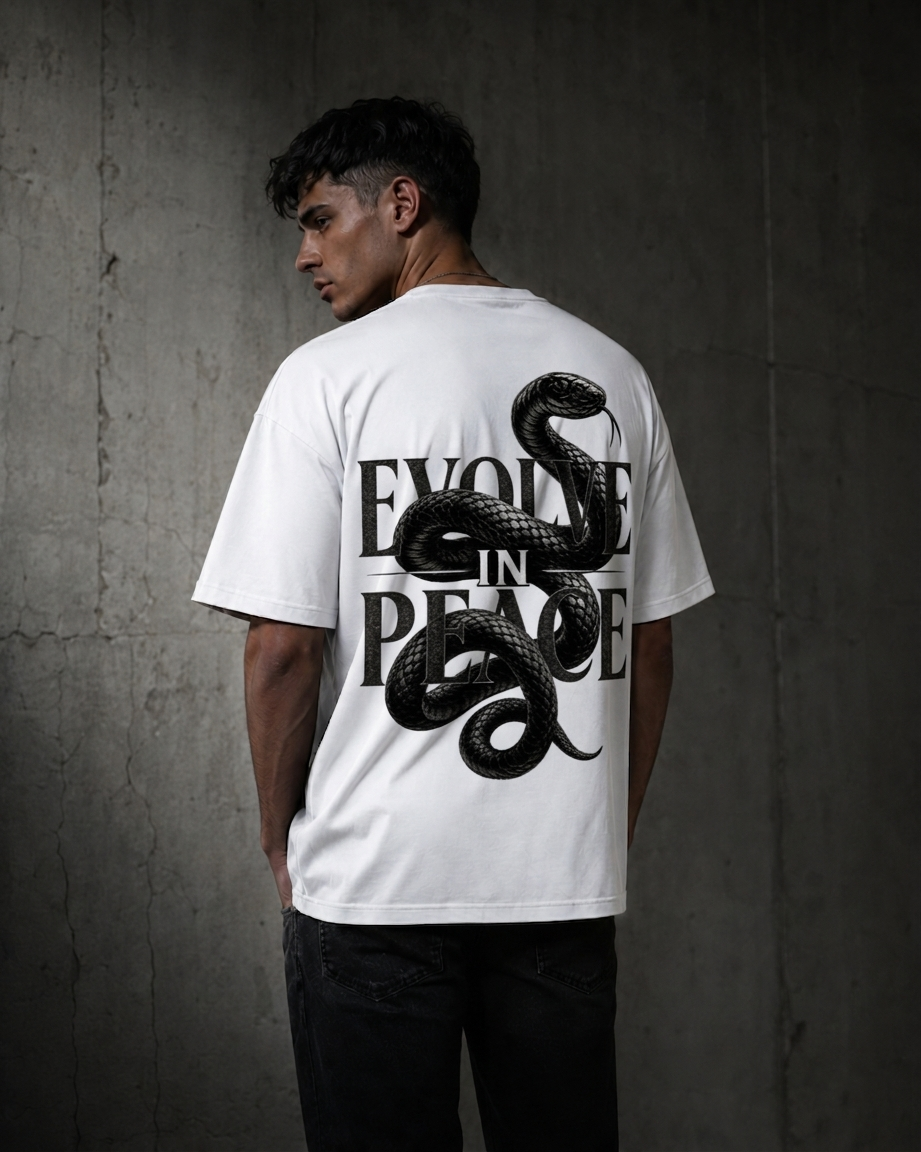 KAIZENX — Evolve In Peace Oversized Tee