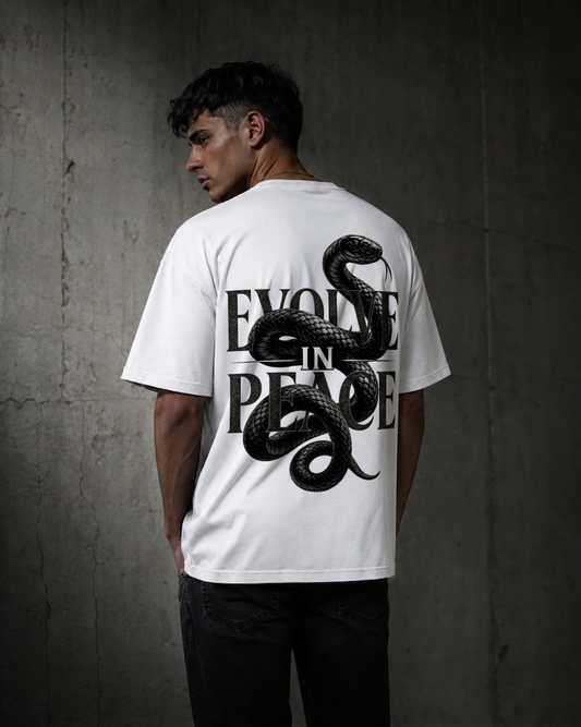 KAIZENX — Evolve In Peace Oversized Tee