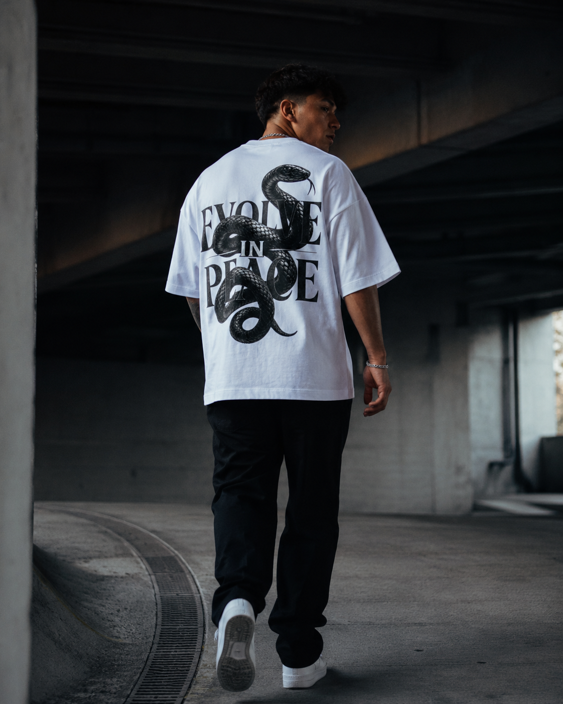 KAIZENX — Evolve In Peace Oversized Tee