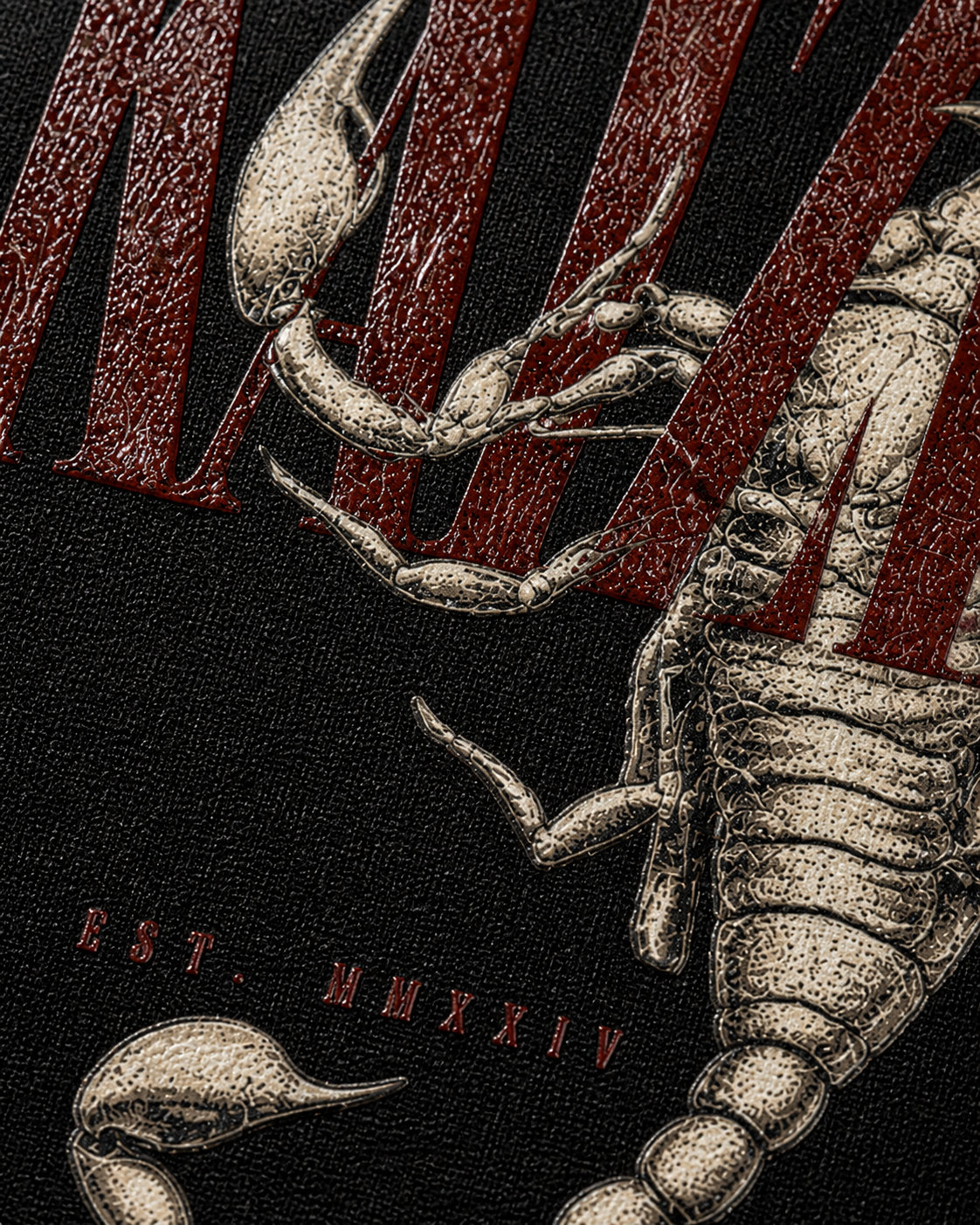 KAIZENX — Scorpion Typography Oversized Tee