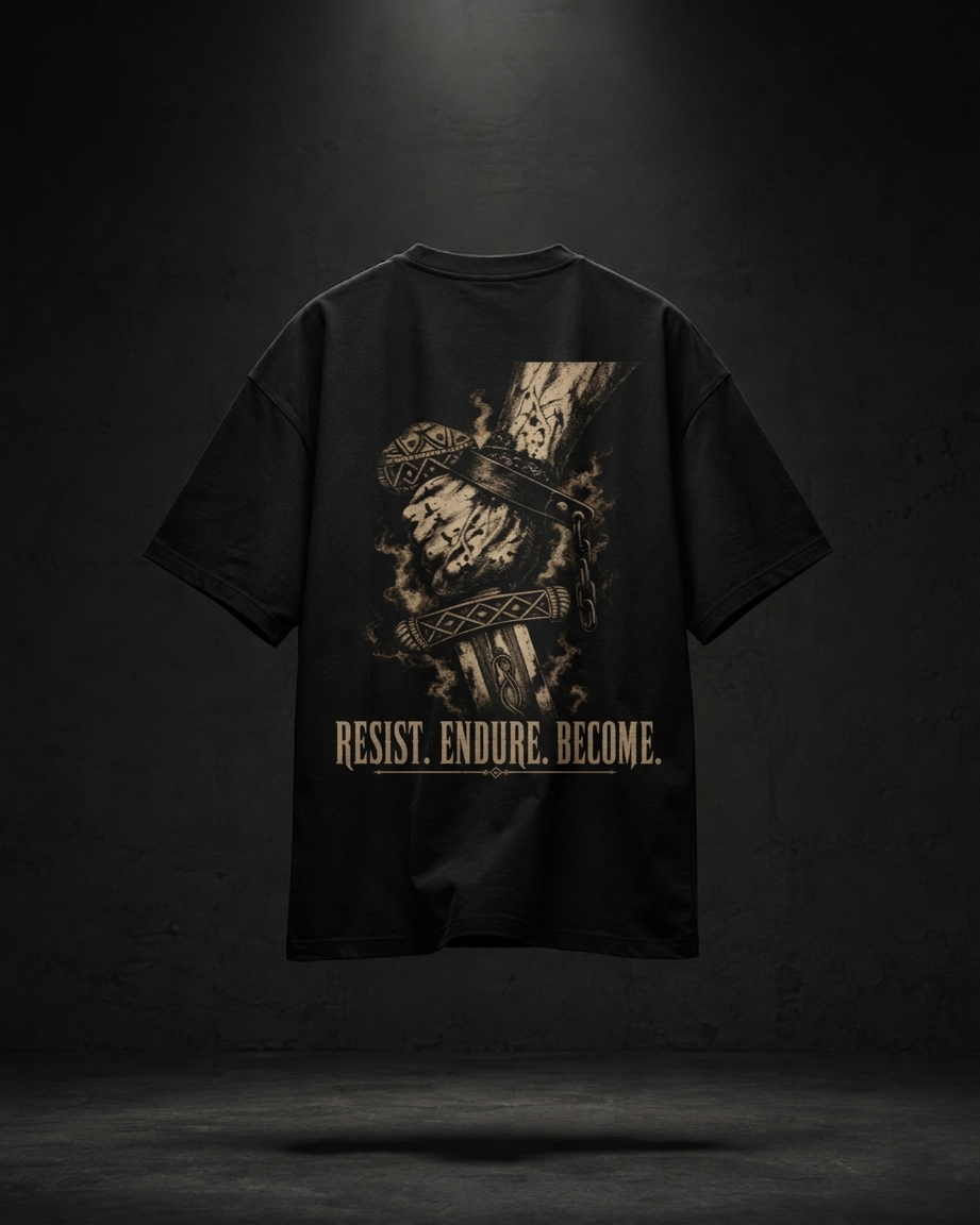 KAIZENX — Resist Endure Become Oversized Tee