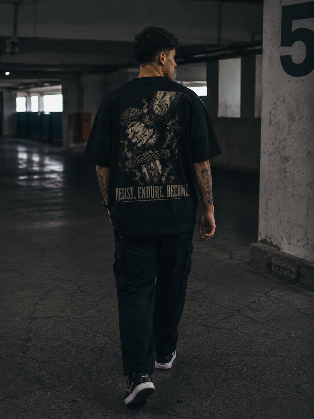 KAIZENX — Resist Endure Become Oversized Tee