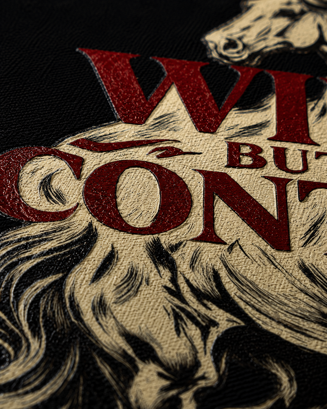 KAIZENX — Wild But In Control  Oversized Tee